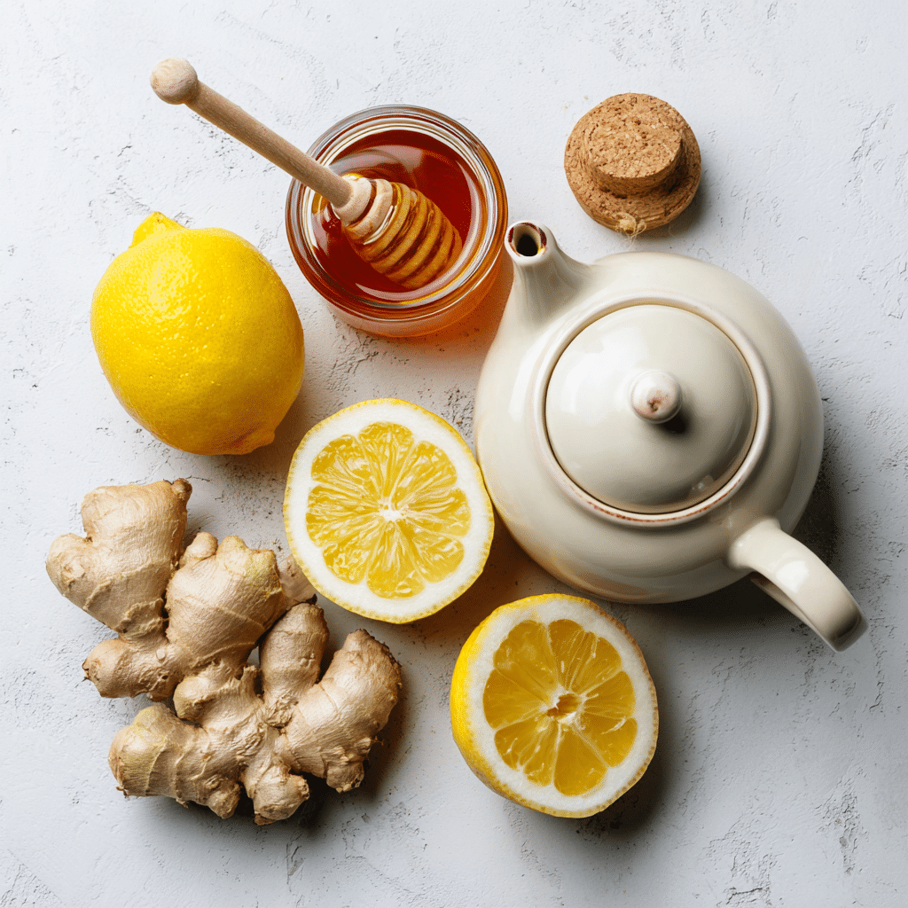 ingrédients tisane gingembre citron