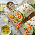 Wrap végétarien estival aux légumes frais